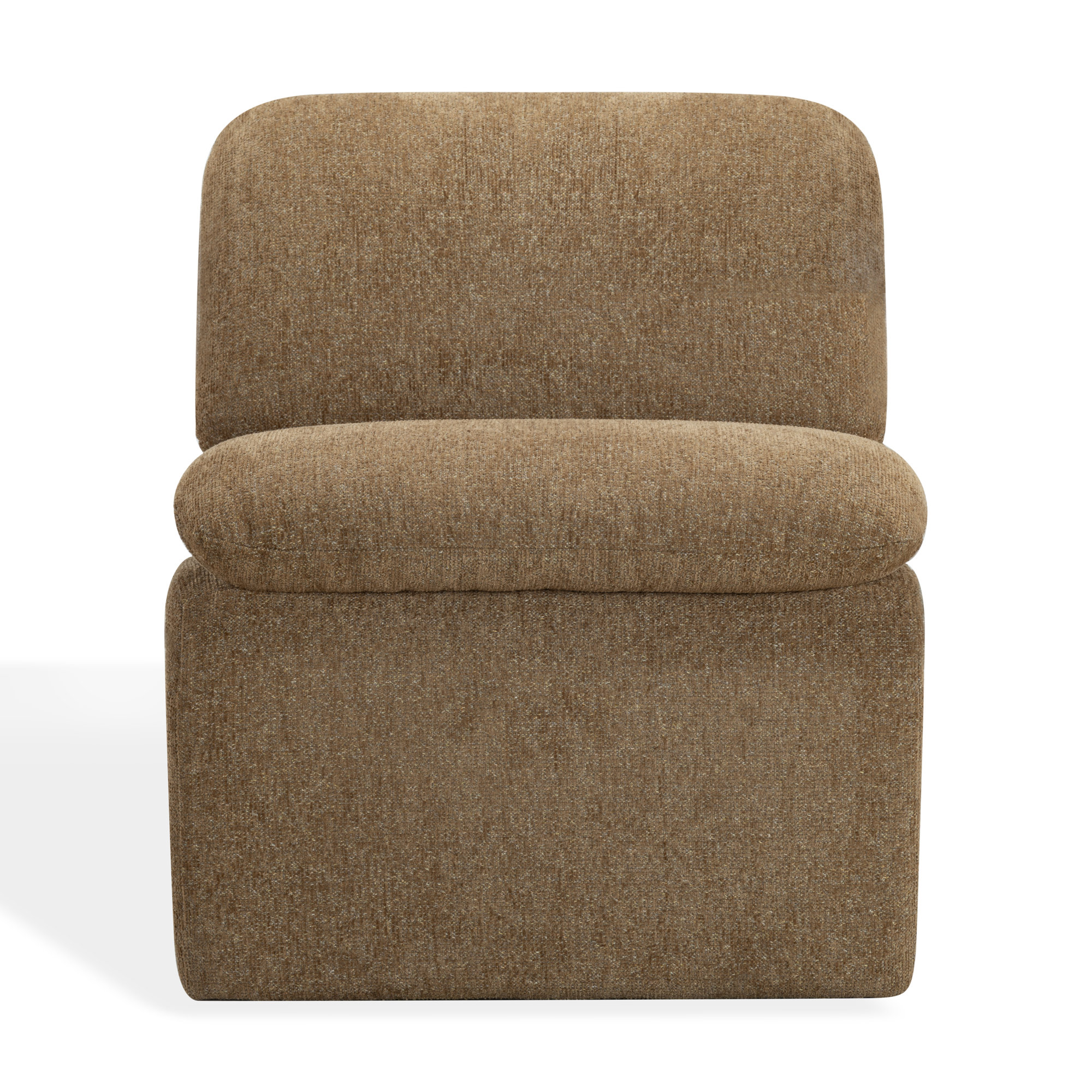 Piara Upholstered Accent Chair, Light Brown