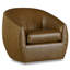 Kylie Leather Barrel Chair-714072046