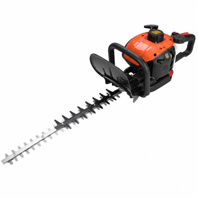 26CC Gas Hedge Trimmer, 24" Dual Action Blade Long Reach Shears Anti-Vibration Handle & Reinforced Gearbox, HT260