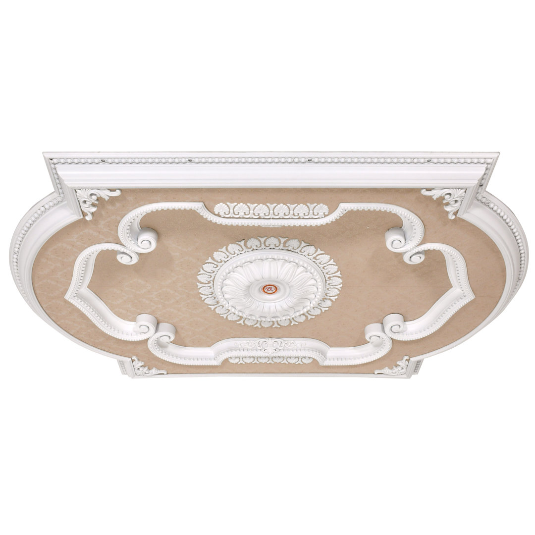 Blanco Rectangular Chandelier Ceiling Medallion AFD Home