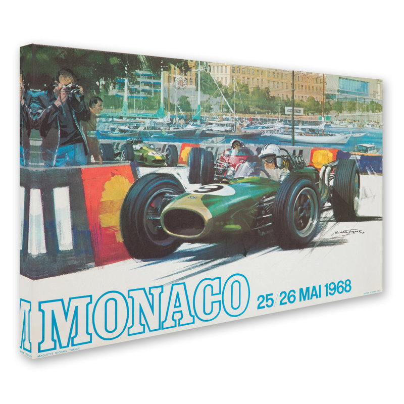«Racecar 1» par Lantern Press, impression sur toile, H 16 po x l 24 po x P 2 po