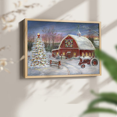 «Anticipating Christmas» - reproduction encadrée