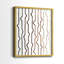 Impression encadrée Jagged Flow I-Premium - prêt à être accroché - aucun clou requis - aucun clou requis-197035764-197035753