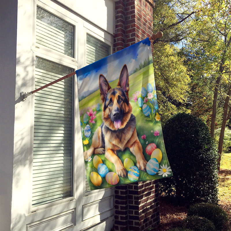 Easter Egg Hunt Double Sided 40'' H x 28'' W Polyester Easter House Flag