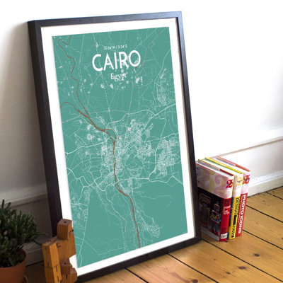 Cairo City Map - No Frame Print
