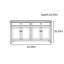 Armoire d'appoint moderne et minimaliste en bois