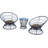 Barrigan 2 - Person Patio Conversation Set with Cushions-37913470