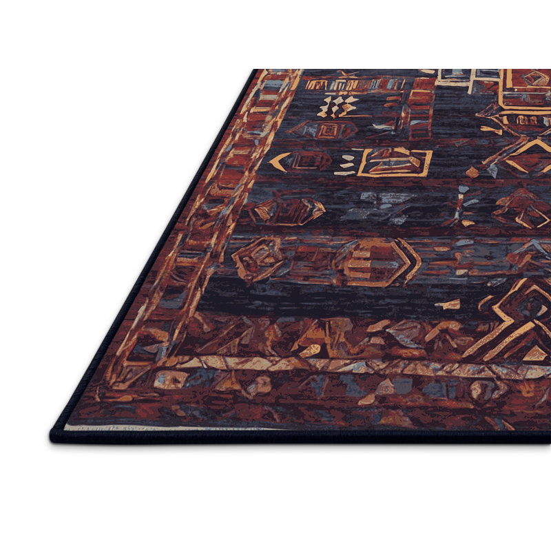 Tapis mauve soyeux et moelleux, Carré 4 pi