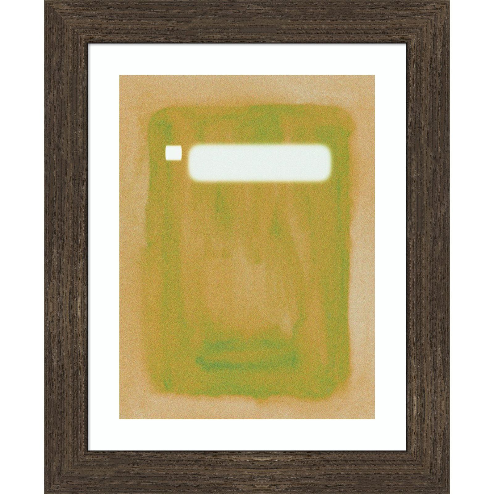 Focal Point II Print by Melissa Wang, 14" H x 12" W, Dark Brown