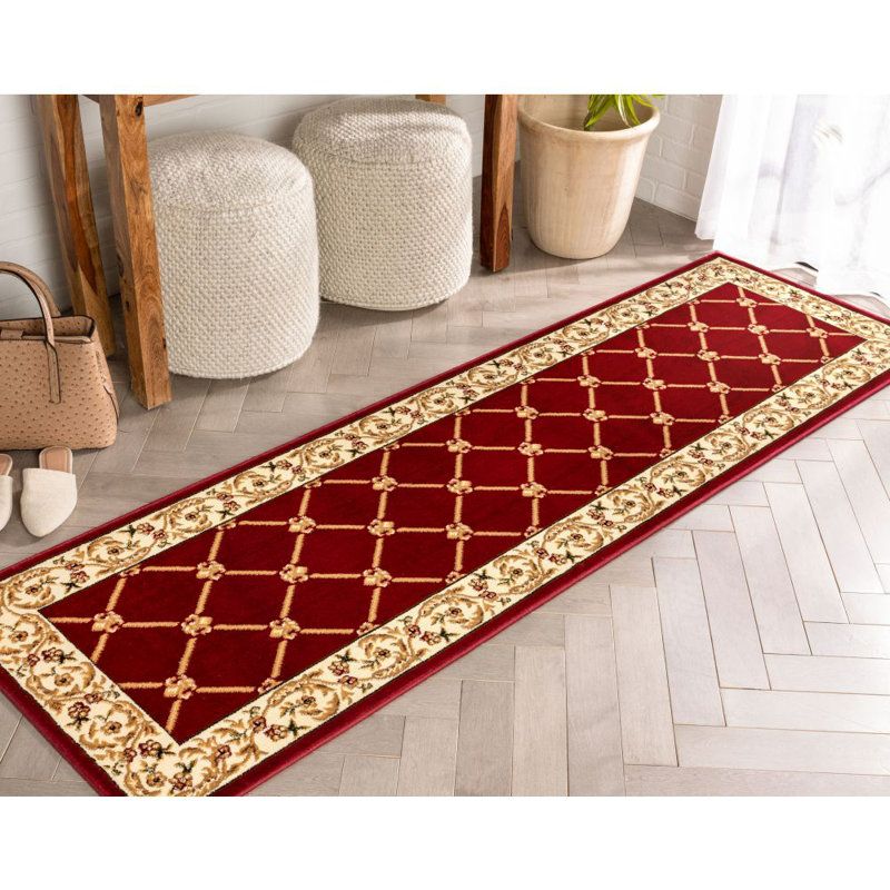 Nielson Geometric Synthetic Area Rug, Runner 67 x 220cm