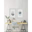 «Interchangeable Diptych» par Eyre Tarney - ensemble de 2 reproductions d'art sur papier encadré-29691110-29691113
