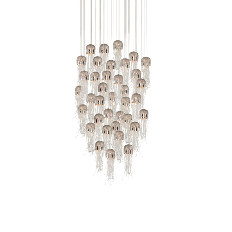 Luminaire suspendu 36 lumières Medusa