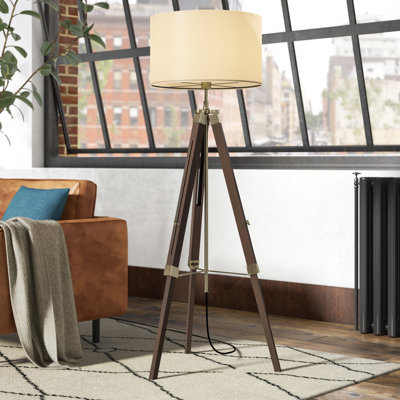 Mckee Brown Tripod Floor Lamp