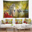 Tapisserie humaine et libellule Abstract-28505316