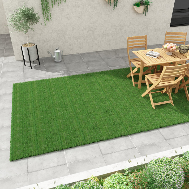 Tapis et rouleaux de gazon artificiel, H 1,2 po x l 157,5 po x P 78,7 po