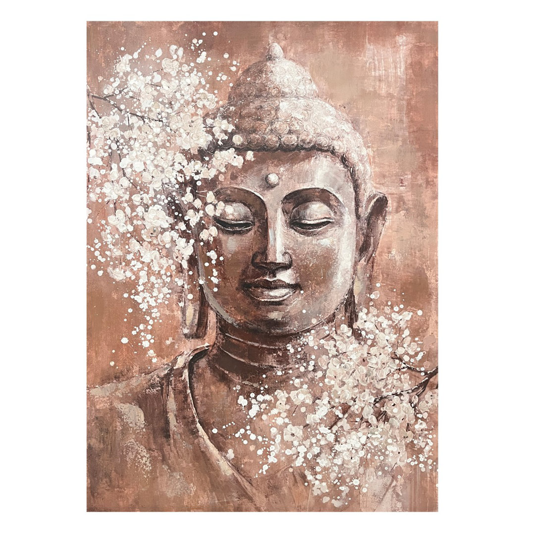 ORIGEN Decor Home Dekoratives Buddha-Gemälde für die Wand, orientalischer und Zen-Stil. - Druck auf Leinwand ohne Rahmen