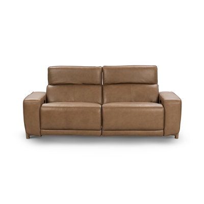 Kadon Zero Gravity Power Recliner Upholstered Leather Sofa 