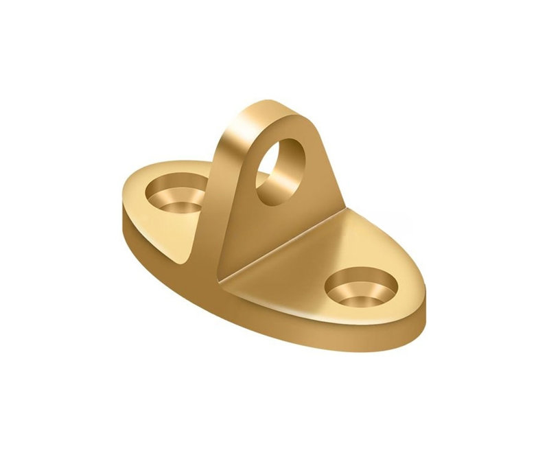 Deltana CHE4U5 Cabin Hook Eye for Contemporary in Antique Brass, Polished Brass