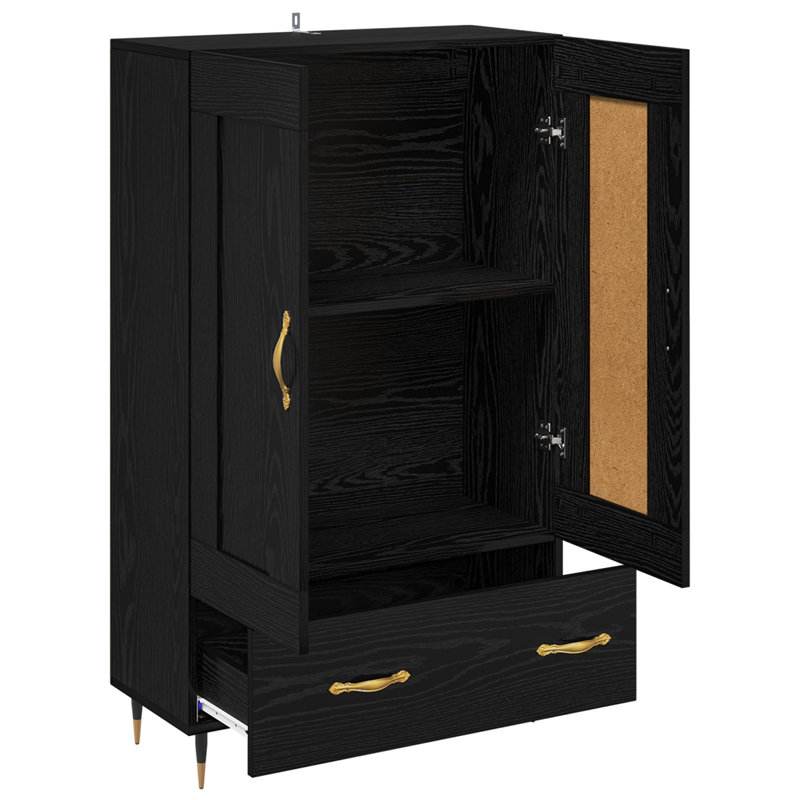 69.5cm Sideboard, Black Oak