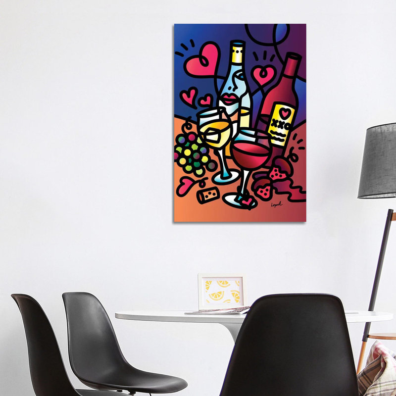 Wine Lover by Lisa Lopuck - Wrapped Canvas Print, 101.6 cm H x 66.04 cm W x 1.91 cm D
