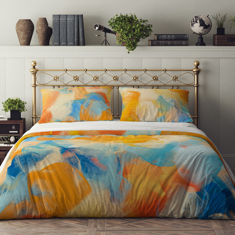 Abstract Duvet Cover, King Duvet Cover + 2 King Shams