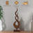 Orren Ellis Artistic Intertwined Wooden Art Sculpture – Handmade Wooden Accent for Home and Christmas Table Decor