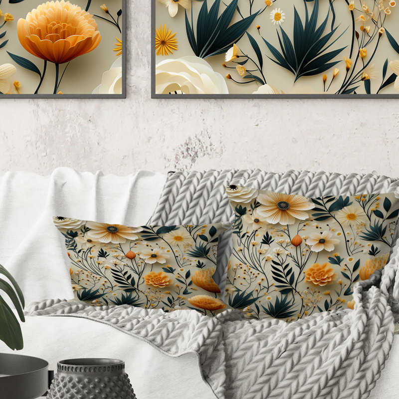 Motif bohème Botanical Nomad, H 18 po x l 18 po
