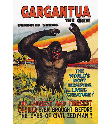 Gargartua la magnifique publicité rétro