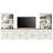 TV Stand With Bookshelves, Modern Entertainment Center With Storage Cabinet, TV Console For Living Room, Bedroom-2053692629