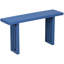 Console bleu marine avec placage de chêne - Ajoute de la couleur au style moderne de l'espace
