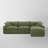 Salha 130.7" Modular Upholstered Cloud Sectional-85685909