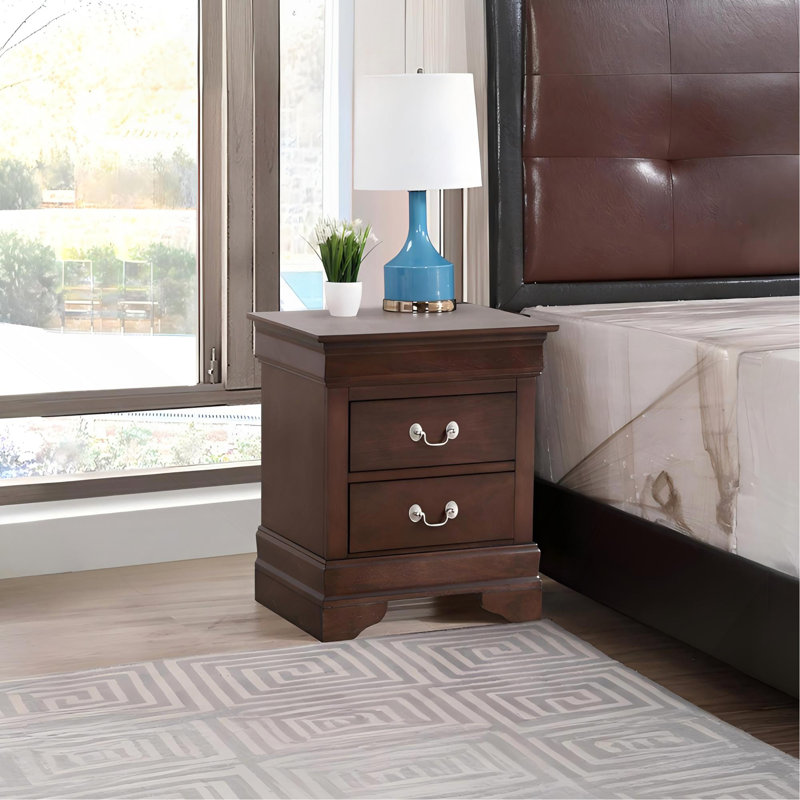 Louisphillipe G2125-N Nightstand , Cappuccino, Cappuccino