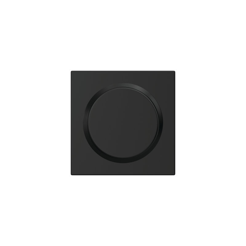 Custom Bowery Hall-Closet and Bed-Bath Knob with Collins Trim, Matte Black