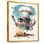 Pieuvre dans la cuisine - reproduction sur toile-86808233-110954761