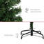 7ft Artificial Christmas Tree Slim, Fir, , 818 Tips, Branch Slim Fir 7ft, Flame-retardant