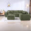 Spacieux canapé modulaire vert Boucle, canapé de bricolage moderne pour le salon