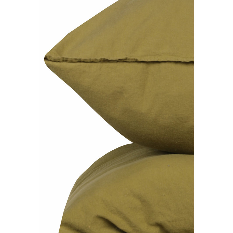 Ensemble de housse de couette 100% coton 3 pièces Eliette Green