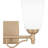 Josiah 2-Light Bronze Gold Bath Light