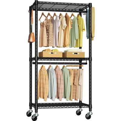 Portant à vêtements en métal 23,6 po Nema