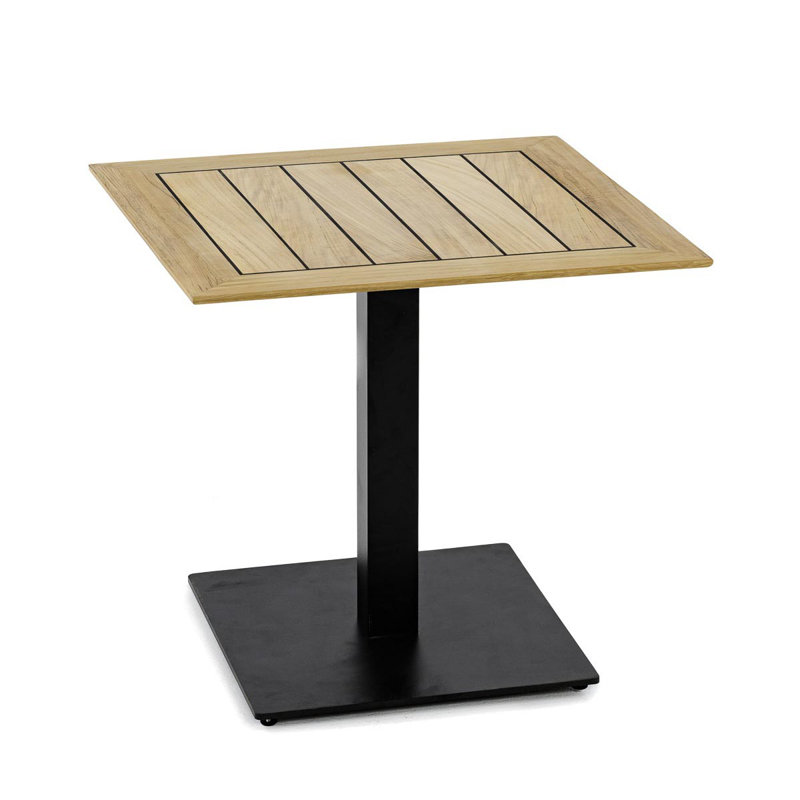 4 Person 24'' L x 29.25'' H Solid Wood Dining Table