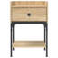 Shabari 40.5cm W Iron Bedside Table-1889720838-1889720839