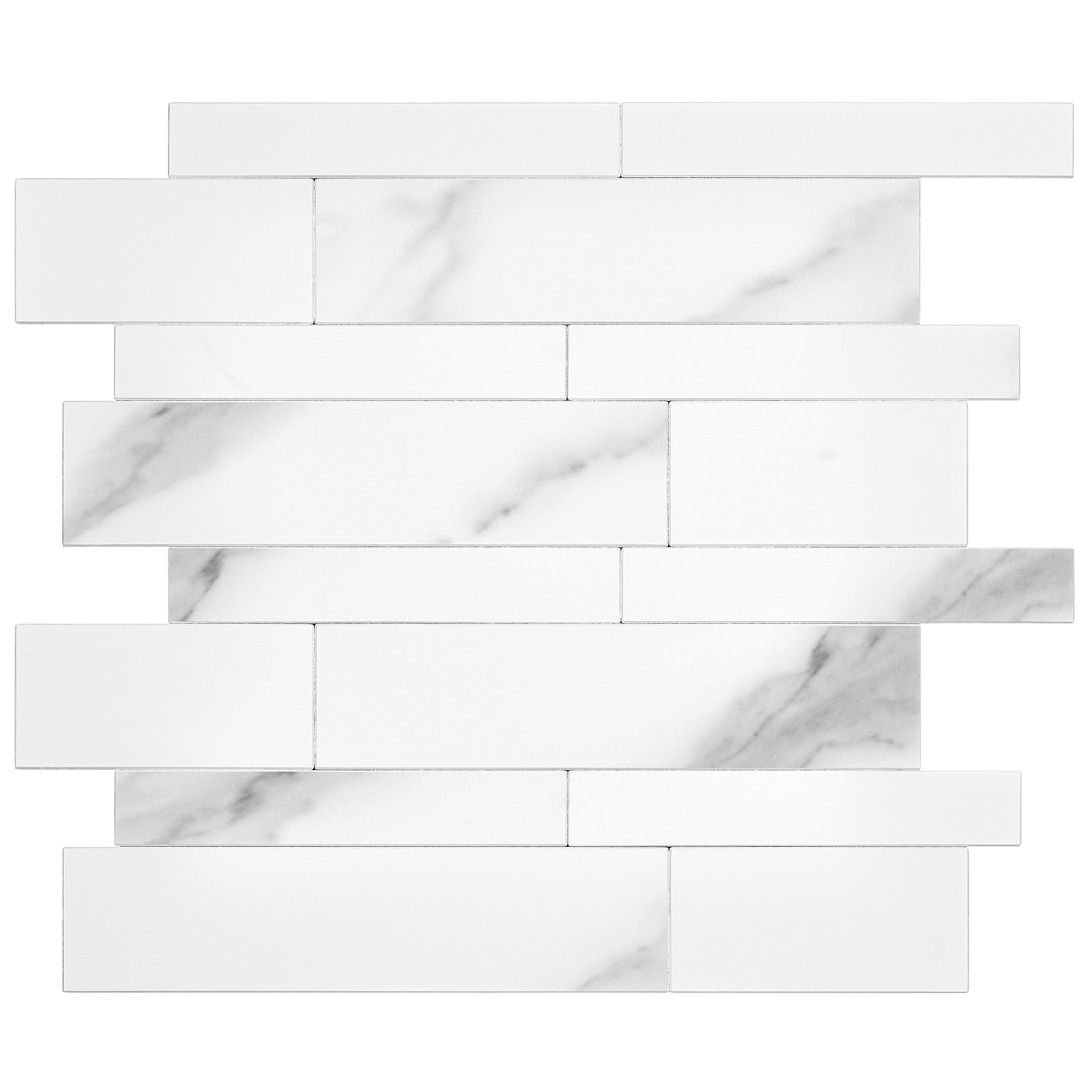 Smart Tiles Peel and Stick Gel Backsplash Tile Pietra 23'' x 11