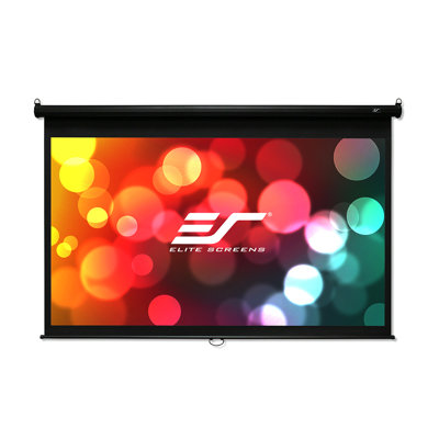 Manual B Series 120" diag. 4:3 black case Manual Wall/ Ceiling Mounted Projector Screen