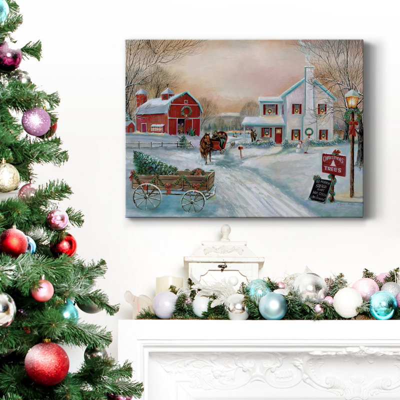 " Christmas Tree Farm ", 40" H x 30" W x 1" D