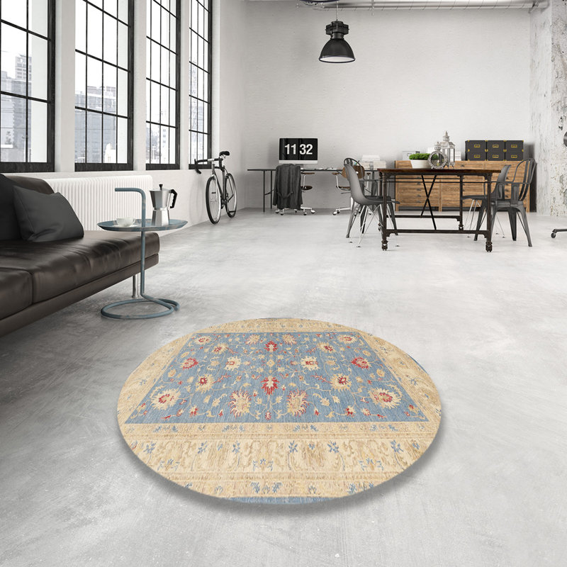 Oriental Indoor Rug, Round 4'
