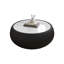 Table basse moderne en cuir clair avec dessus tambour en cuir pour meubles de salon-994340637