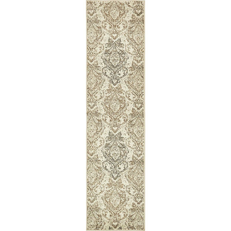 Tapis beige / brun Tobitha Southwestern, Tapis de couloir 2 pi 7 po x 10 pi