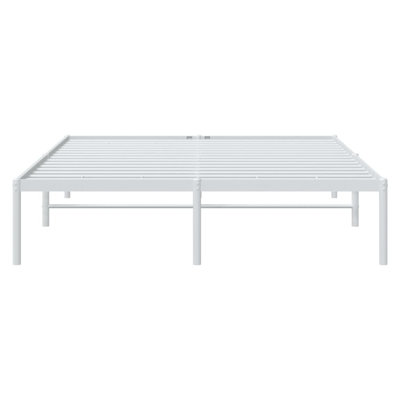 Metal Bed Frame White