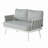 Steel Loveseat And Table-2083894305-2083894316