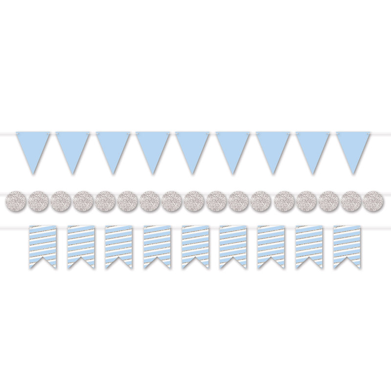 Mini Streamer Kit - Pack of 12, Blue